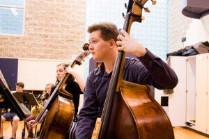 bassist in chamber orchestra