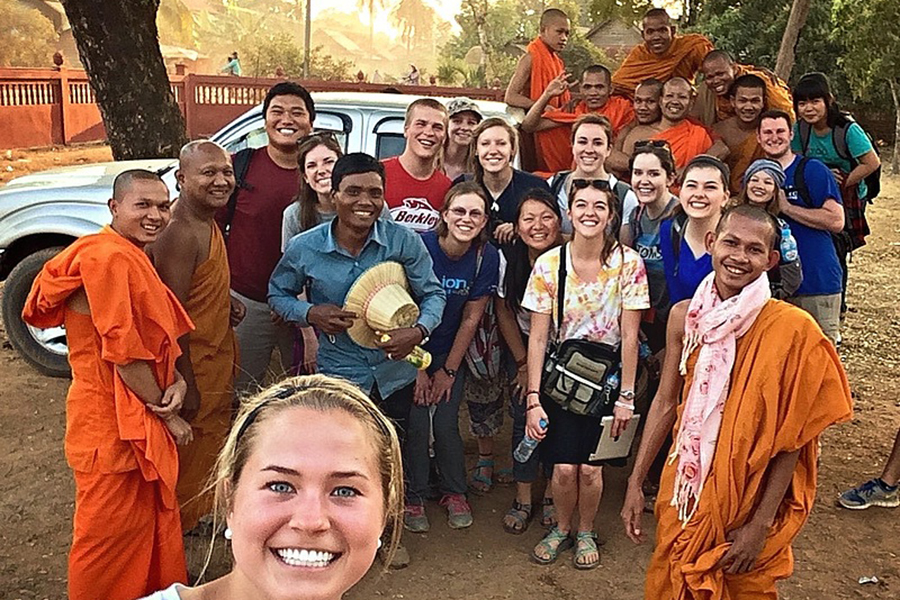 Life and Hope Association monks love selfies too!