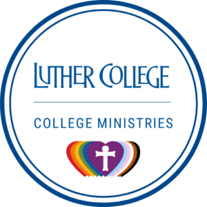 RIC Logo inside LUTHER COLLEGE College Ministries logo